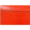 Image 9 : Celine Orange Lizard Skin Leather Medium Box Shoulder Bag