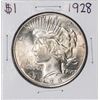 Image 2 : 1928 $1 Peace Silver Dollar Coin