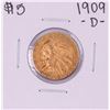 1909-D $5 Indian Head Half Eagle Gold Coin