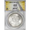 Image 1 : 1880 VAM-32 $1 Morgan Silver Dollar Coin ANACS MS62