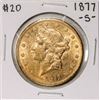 1877-S $20 Liberty Head Double Eagle Gold Coin