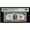 Image 1 : 1953A $2 Legal Tender Note Fr.1510 PMG Superb Gem Uncirculated 68EPQ