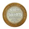Image 2 : .999 Silver Harrahs Reno, Nevada $10 Casino Limited Edition Gaming Token