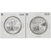 Image 1 : Lot of (2) 2018 $1 American Silver Eagle Coin