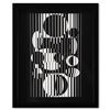 Image 1 : Victor Vasarely (1908-1997) "Iaca De La Serie Lineaires" Print Mixed Media On Paper