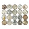 Image 2 : Lot of (20) $1 Peace Silver Dollar Coins Culls
