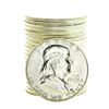 Image 1 : Roll of (20) Brilliant Uncirculated 1963 Franklin Half Dollar Coins