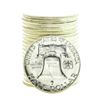Image 2 : Roll of (20) Brilliant Uncirculated 1963 Franklin Half Dollar Coins