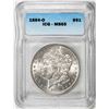 Image 1 : 1884-O $1 Morgan Silver Dollar Coin ICG MS65