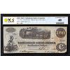 Image 1 : 1862 $100 Confederate States of America Note T-40 PCGS Extremely Fine 40