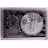 2012 $1 American Silver Eagle Coin & 2oz Silver Bar Set