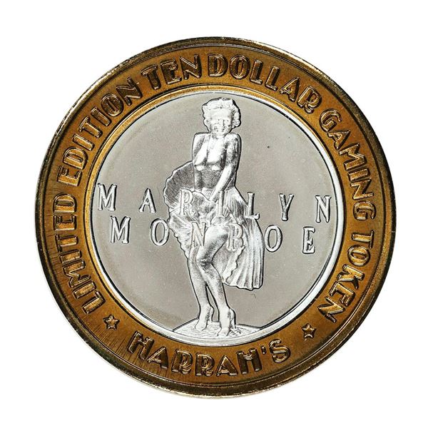 .999 Silver Harrah's Lake Tahoe, Nevada $10 Casino Limited Edition Gaming Token