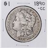 Image 1 : 1890-CC $1 Morgan Silver Dollar Coin
