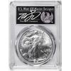 Image 1 : 2021 Type 2 $1 American Silver Eagle Coin PCGS MS70 Cleveland Signature FDOI