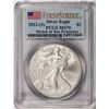Image 1 : 2012-(S) $1 American Silver Eagle Coin PCGS MS70 First Strike San Francisco