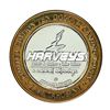 Image 2 : .999 Fine Silver Harvey's Lake Tahoe, Nevada $10 Limited Edition Gaming Token