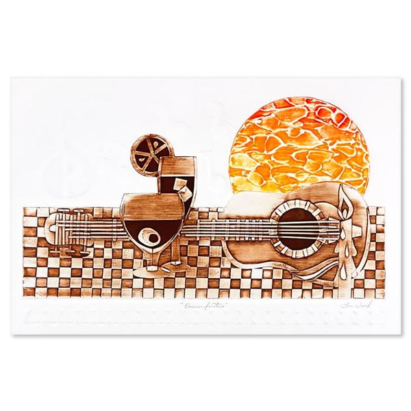 Tom Wood "Dinner For Two" Limited Edition Lithograph On Paper