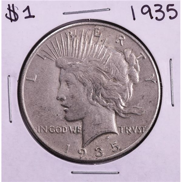 1935 $1 Peace Silver Dollar Coin