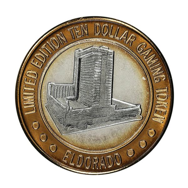 .999 Fine Silver Eldorado Reno, Nevada $10 Limited Edition Gaming Token