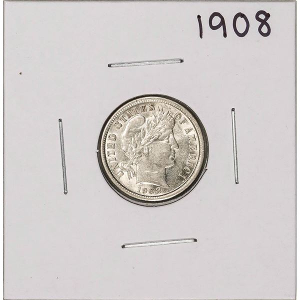 1908 Barber Dime Coin