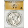 Image 1 : 1922 VAM-29A $1 Peace Silver Dollar Coin ANACS AU58 Discovery PC