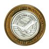 Image 1 : .999 Fine Silver Barbary Coast Las Vegas, Nevada $10 Limited Edition Gaming Token