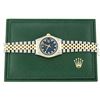 Image 4 : Rolex Men's Two Tone Blue Diamond Datejust Wristwatch