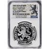 Image 1 : 2017 Netherlands Proof Lion Dollar Restrike Silver Coin NGC PF70 Ultra Cameo FYOI
