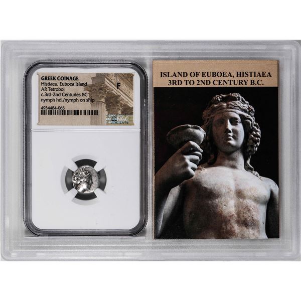 Greek Coinage Histiaea, c.3rd-2nd Century BC AR Tetrobol Ancient Coin NGC F Story Box