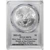 Image 2 : 2021-(S) Ty. 1 $1 American Silver Eagle Coin PCGS MS70 Cleveland Signature FDOI