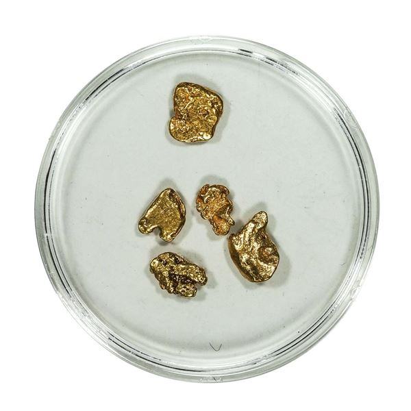 Lot of Gold Nuggets 2.32 Grams Total Weight