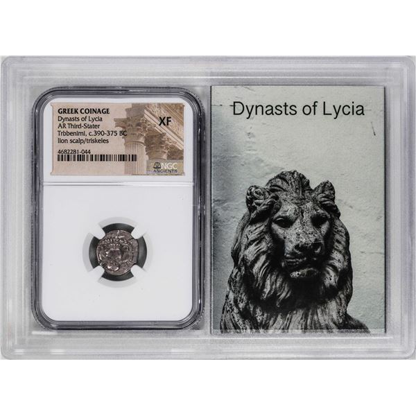 Greek Dynasts of Lycia Trbbenimi c.390-375 BC AR Third-Stater Ancient Coin NGC XF