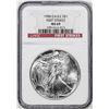 Image 1 : 1988 $1 American Silver Eagle NGC MS69 First Strike