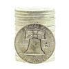 Image 2 : Roll of (20) 1953-D Brilliant Uncirculated Franklin Half Dollar Coins