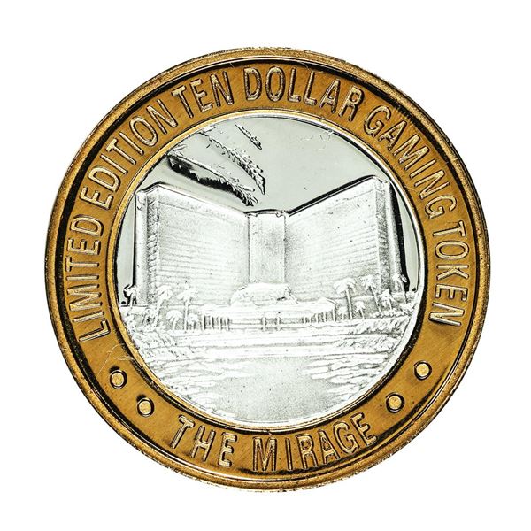 .999 Silver The Mirage Las Vegas, Nevada $10 Casino Limited Edition Gaming Token