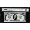 Image 1 : 1934 $10 Federal Reserve Note Philadelphia Light Green PMG Choice Uncirculated 63EPQ
