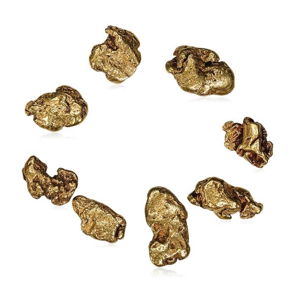 Lot of Gold Nuggets 8.86 grams Total Weight