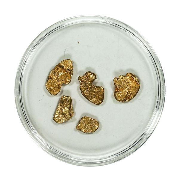 Lot of Gold Nuggets 2.66 Grams Total Weight