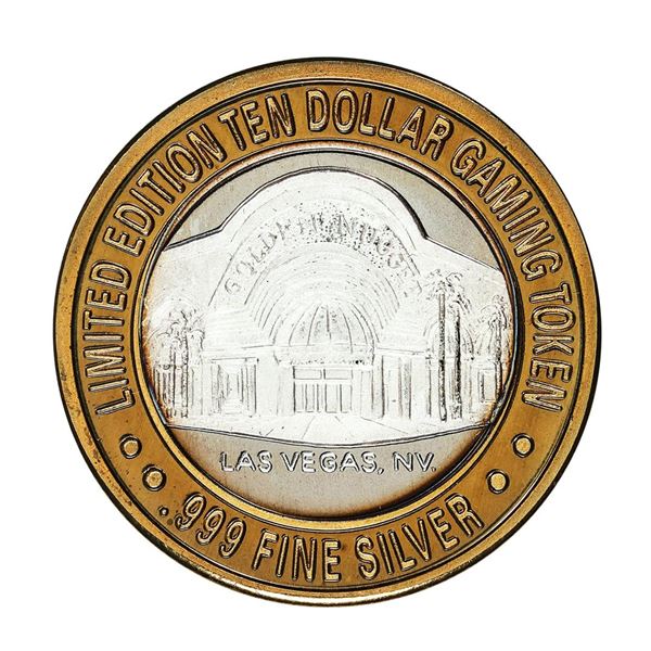 .999 Silver Golden Nugget Las Vegas $10 Casino Limited Edition Gaming Token