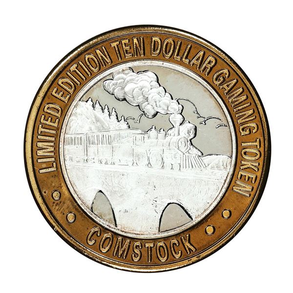.999 Fine Silver Comstock Hotel & Casino Reno, NV $10 Limited Edition Gaming Token
