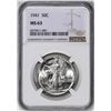 Image 1 : 1941 Walking Liberty Half Dollar Coin NGC MS63
