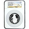 Image 1 : 2018 G. Britain 10 Pounds Queen's Beasts Black Bull 5oz Silver Coin NGC PF69 Ultra Cameo