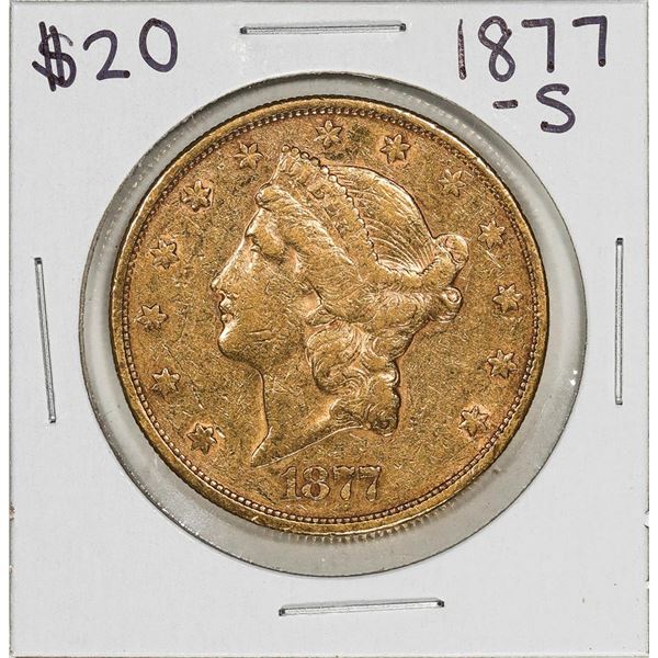 1877-S $20 Liberty Head Double Eagle Gold Coin