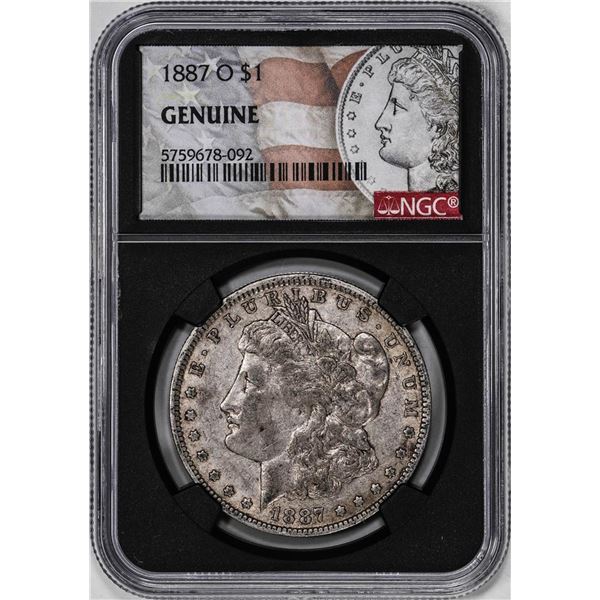 1887-O $1 Morgan Silver Dollar Coin NGC Genuine