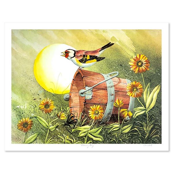 Tom Wood "Morning Song" Limited Edition Lithograph On Paper