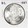 Image 1 : 1887 $1 Morgan Silver Dollar Coin
