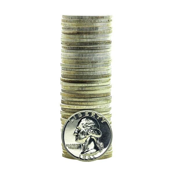 Roll of (40) Proof 1961 Washington Quarter Coins