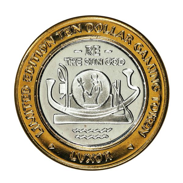 .999 Silver Luxor Las Vegas Nevada $10 Casino Limited Edition Gaming Token
