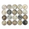 Image 2 : Lot of (20) $1 Peace Silver Dollar Coins Culls