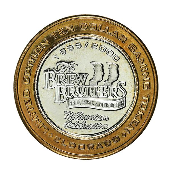 .999 Fine Silver Eldorado Reno, Nevada $10 Limited Edition Gaming Token